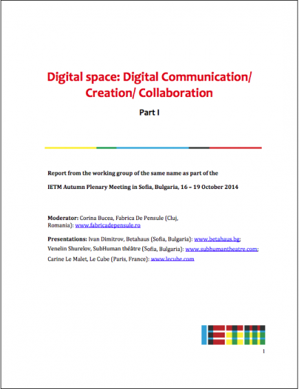 Configure Digital space pt I: Digital Communication/ Creation/ Collaboration
